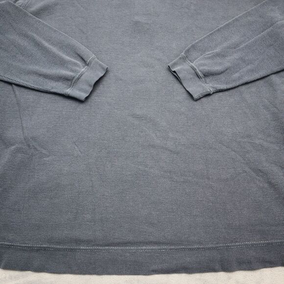 Dockers Shirt Mens L Blue Henley Sweater Long Sleeve Casual Preppy - Picture 14 of 16